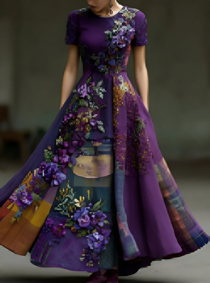 Erica - Stilvolles Maxikleid für Damen mit Blumendesign