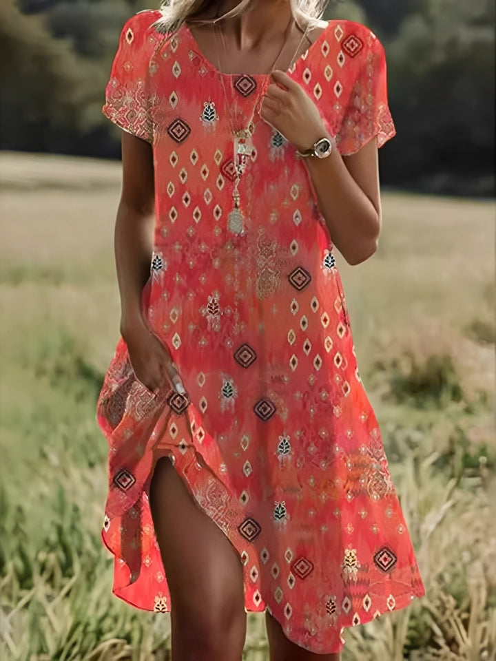 Gloria - Stilvolles Ethik-Kleid mit Ärmeln für Damen