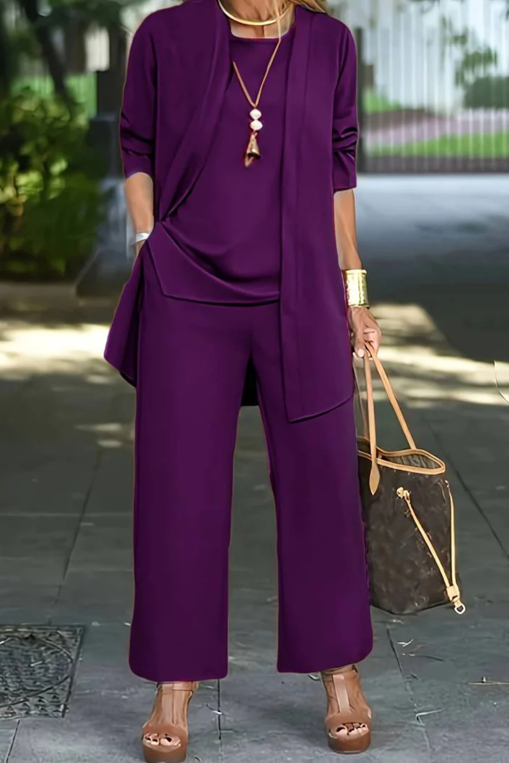 Waverly | Elegantes 3-teiliges Damen-Kleiderset