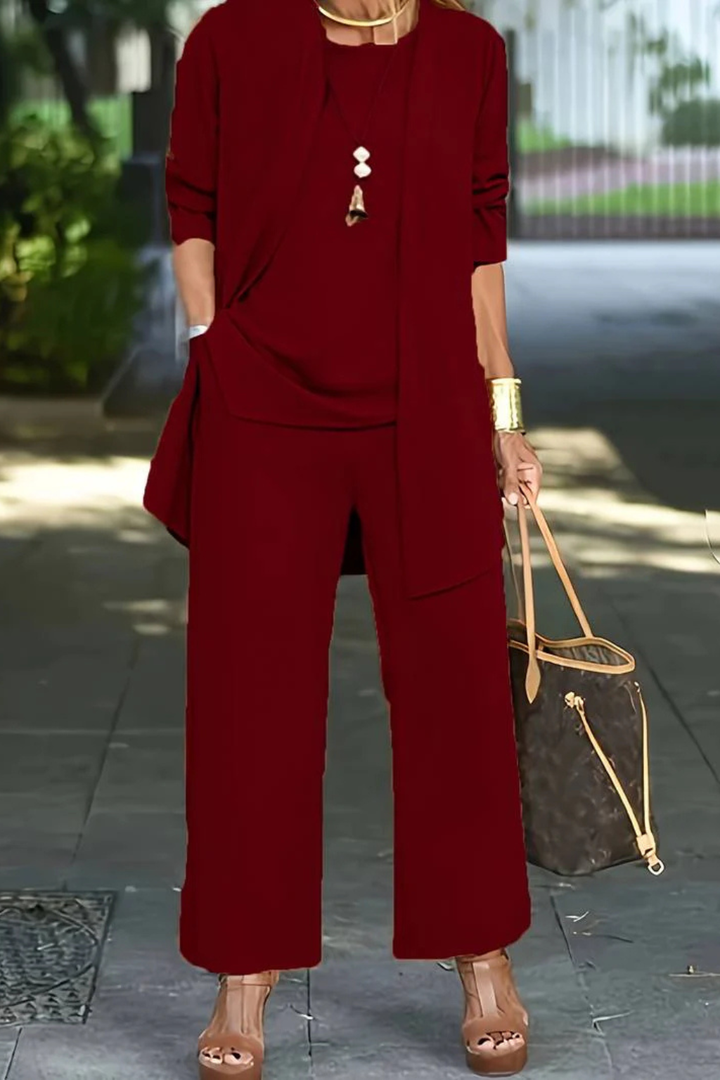 Waverly | Elegantes 3-teiliges Damen-Kleiderset