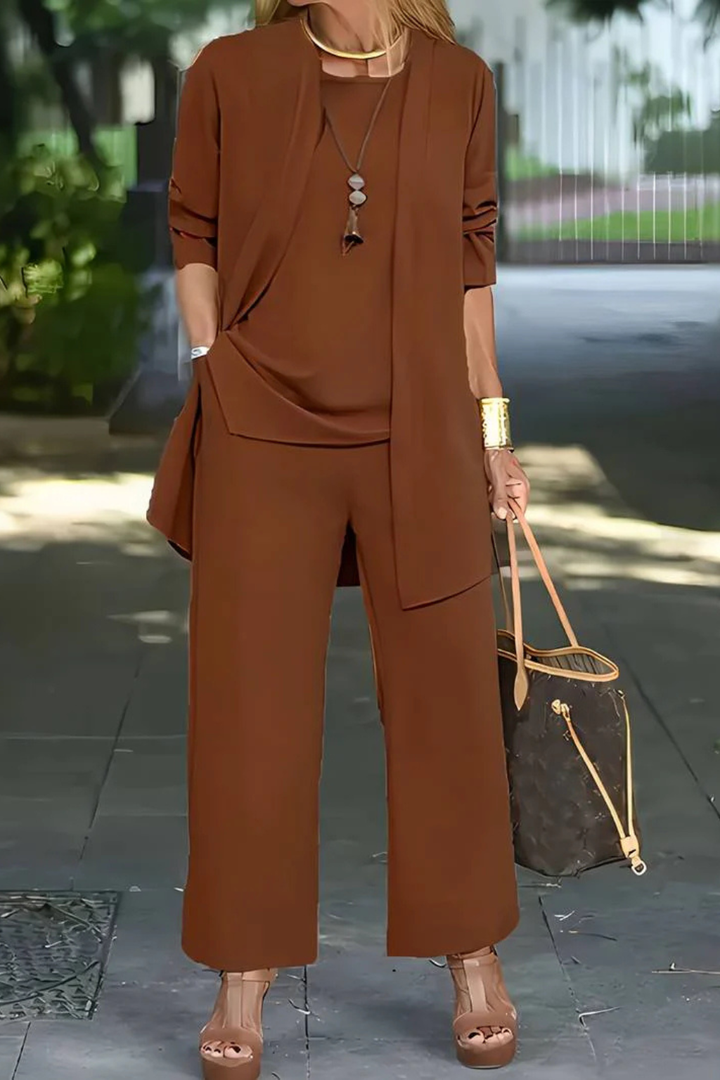 Waverly | Elegantes 3-teiliges Damen-Kleiderset