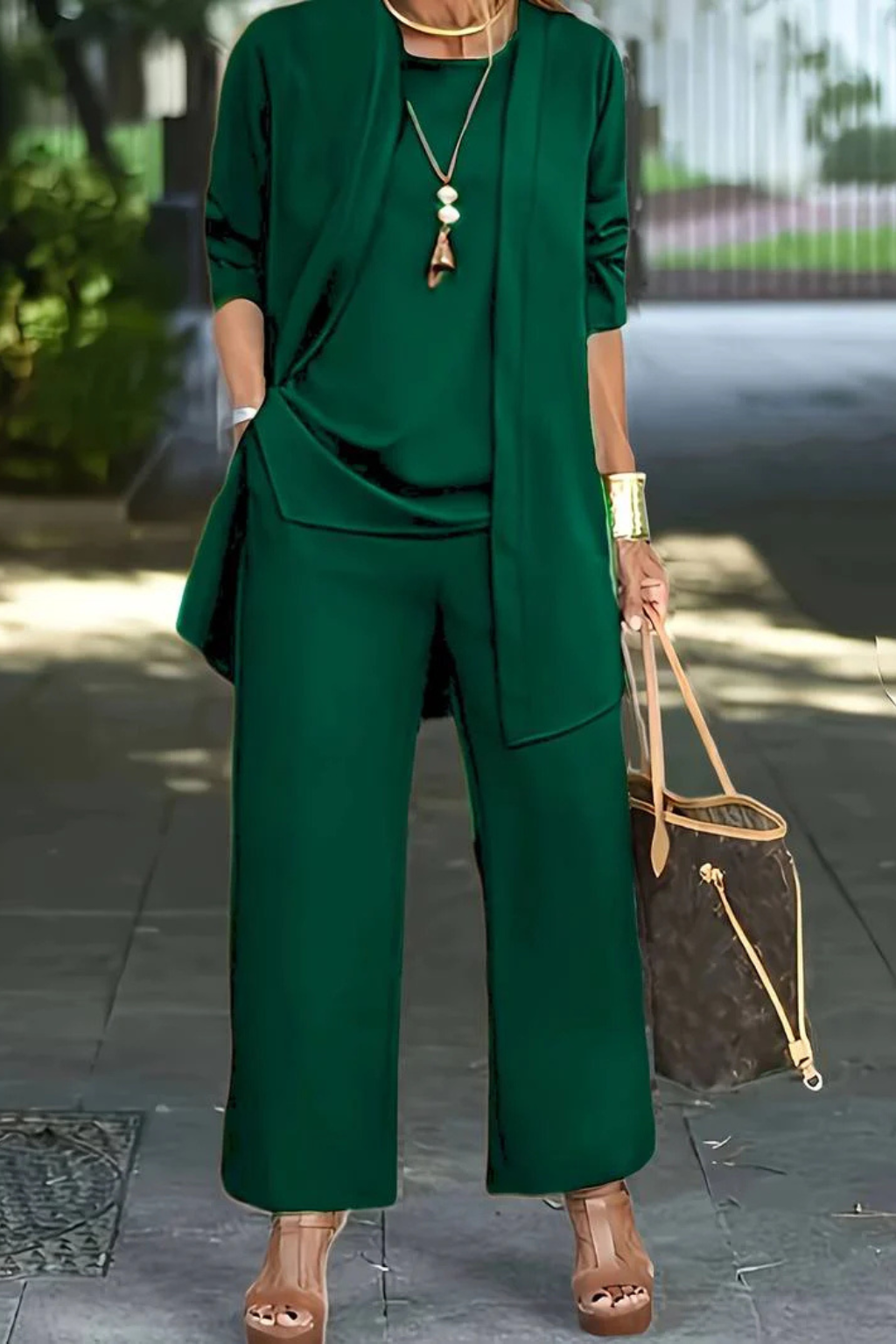 Waverly | Elegantes 3-teiliges Damen-Kleiderset
