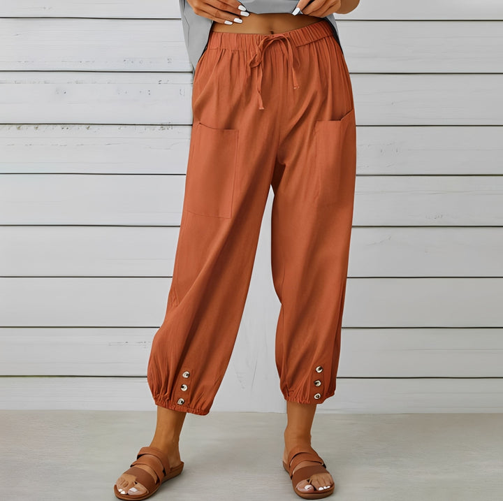 Christa - Komfortable, locker geschnittene, verkürzte Damenhose