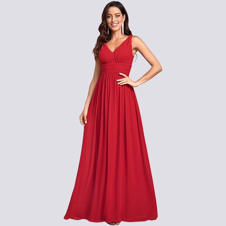 Maddie - Schickes ärmelloses Abendkleid für Damen