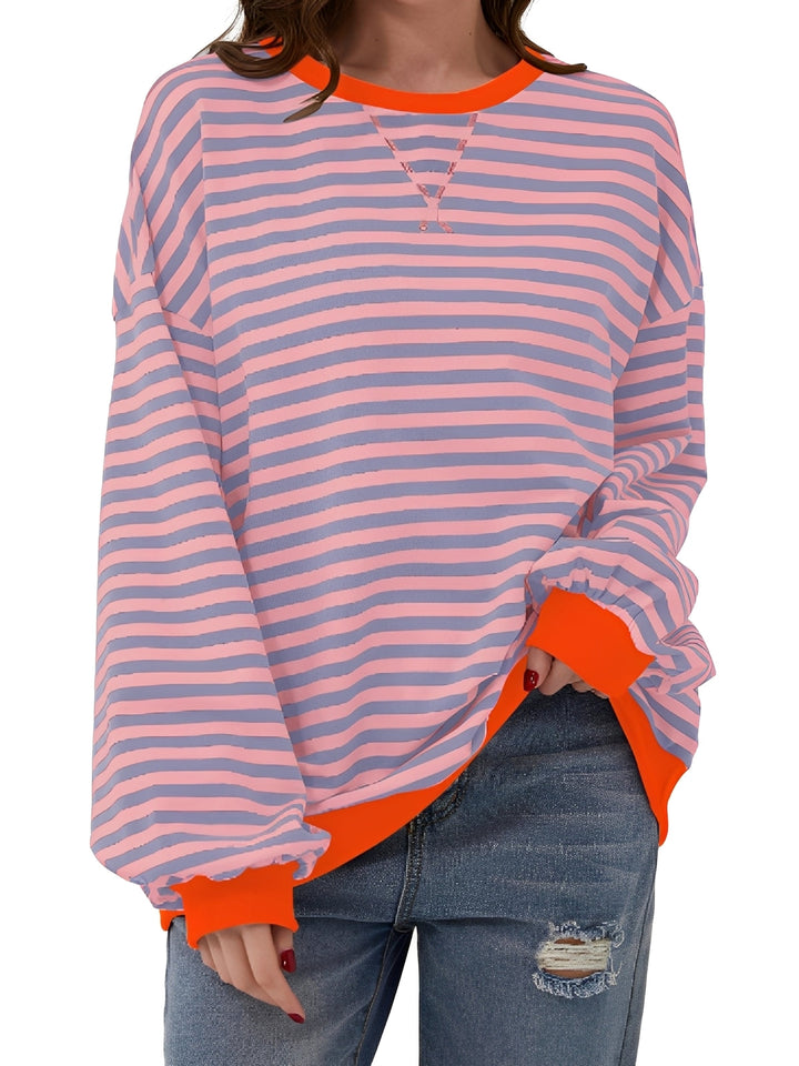 Judith - Eleganter gestreifter Damenpullover