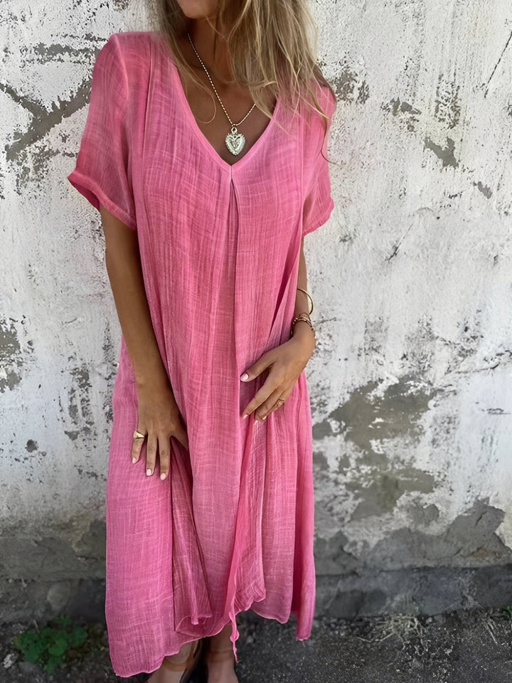 Rachel - Bequemes, locker geschnittenes Damenkleid