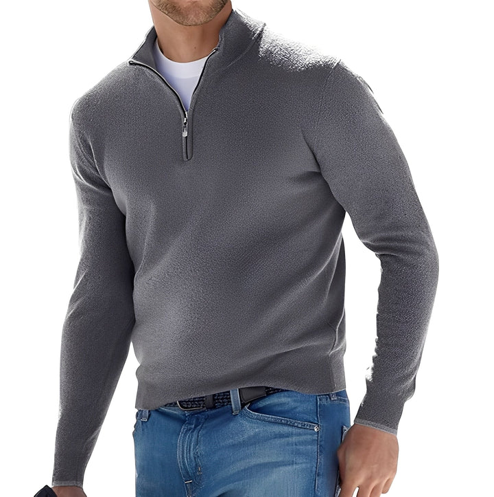 Ralph – Komfortabler Herrenpullover mit Zipper