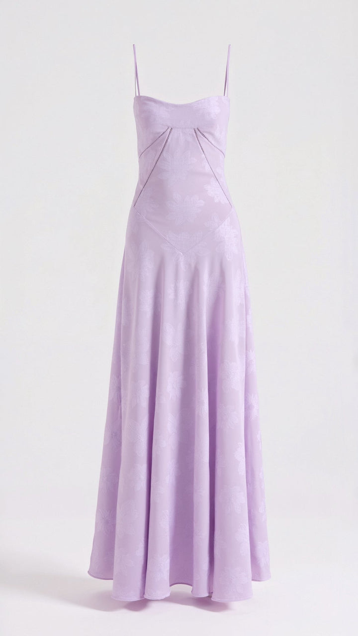 Leonie | Damen Slip Maxi Kleid für Hochzeitsgäste