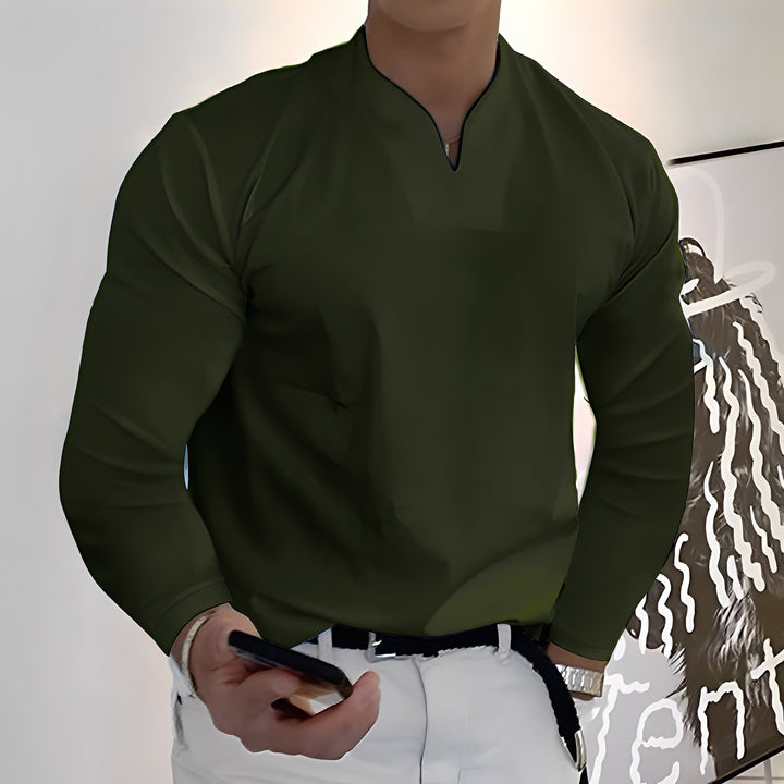 Corentin - Freizeit-Herren-Langarmhemd
