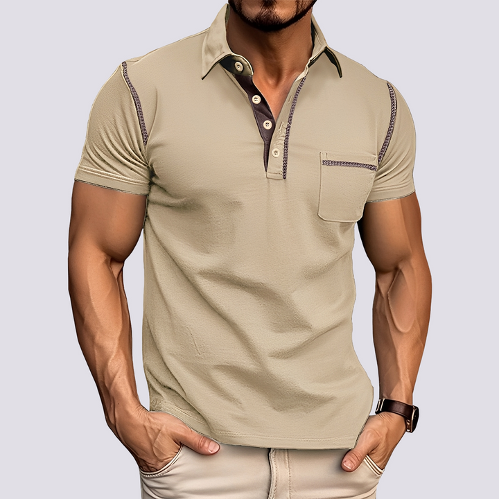 Stefan - Stilvolles, atmungsaktives Poloshirt für Herren