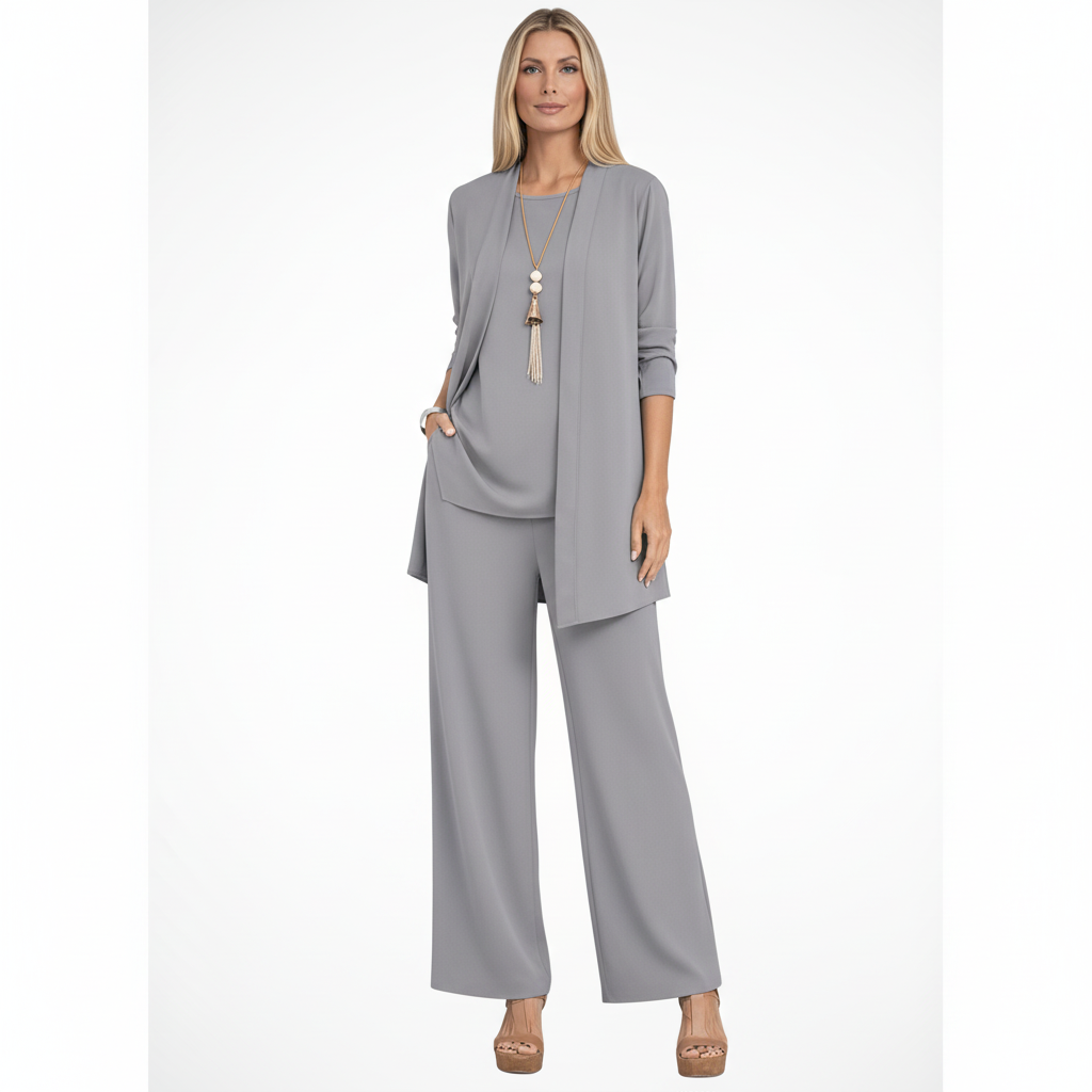 Waverly | Elegantes 3-teiliges Damen-Kleiderset