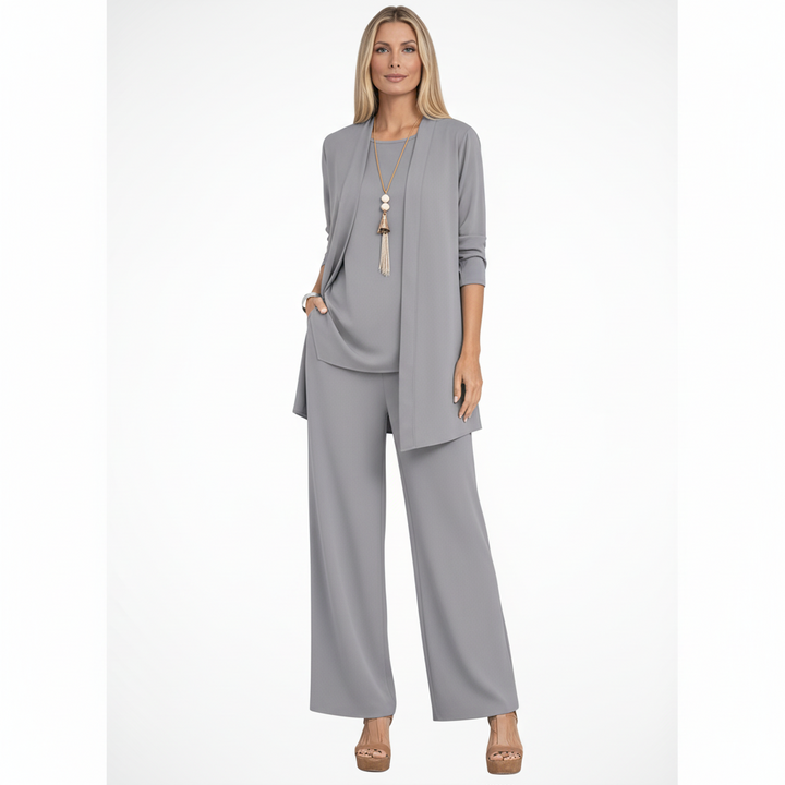 Waverly | Elegantes 3-teiliges Damen-Kleiderset