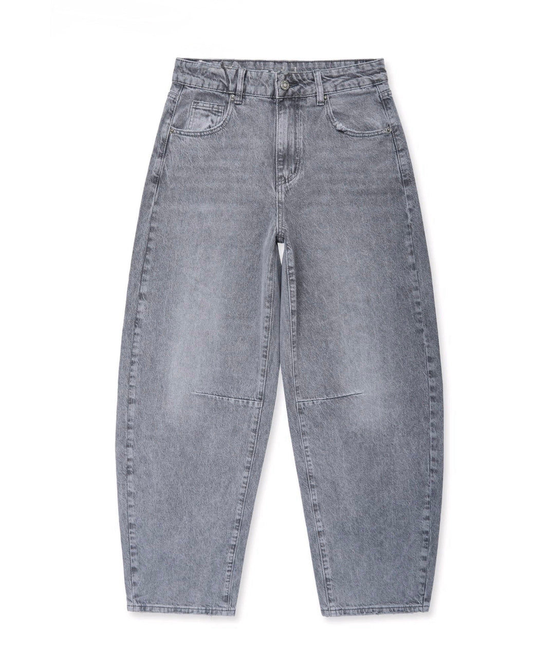 Stretch Barrel Jeans Jeya Grau Ladypolitan ♡