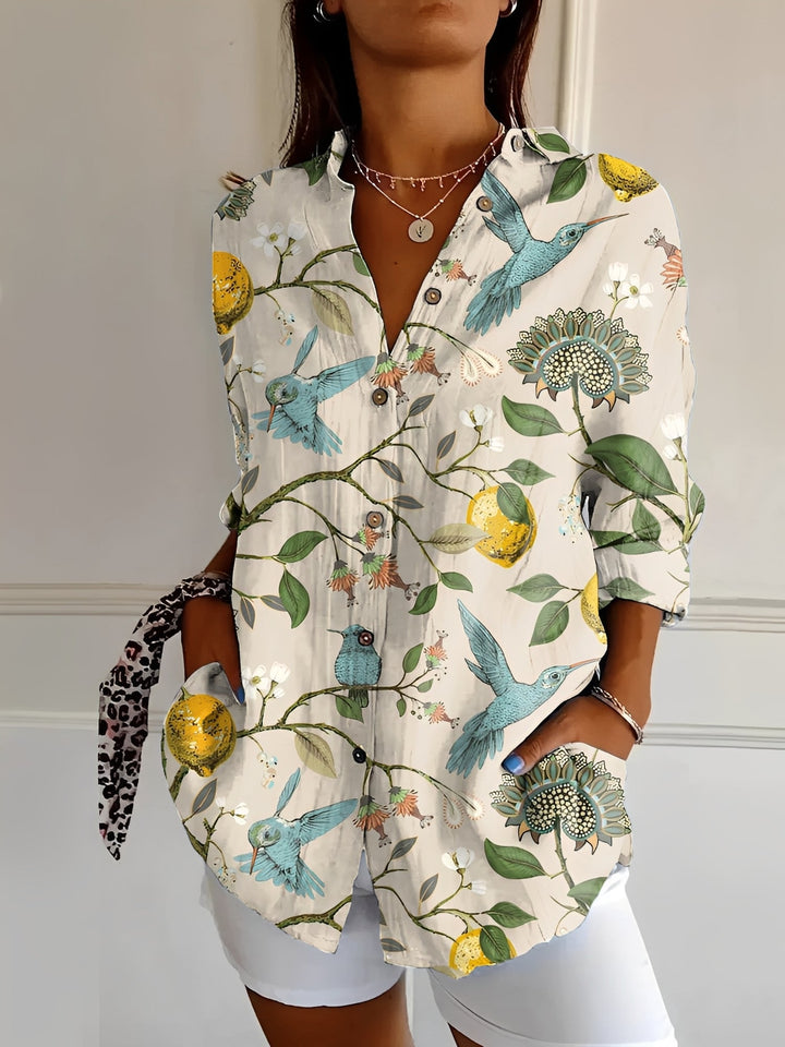 Melissa - Stilvolle Bluse mit Blumenmuster für Damen