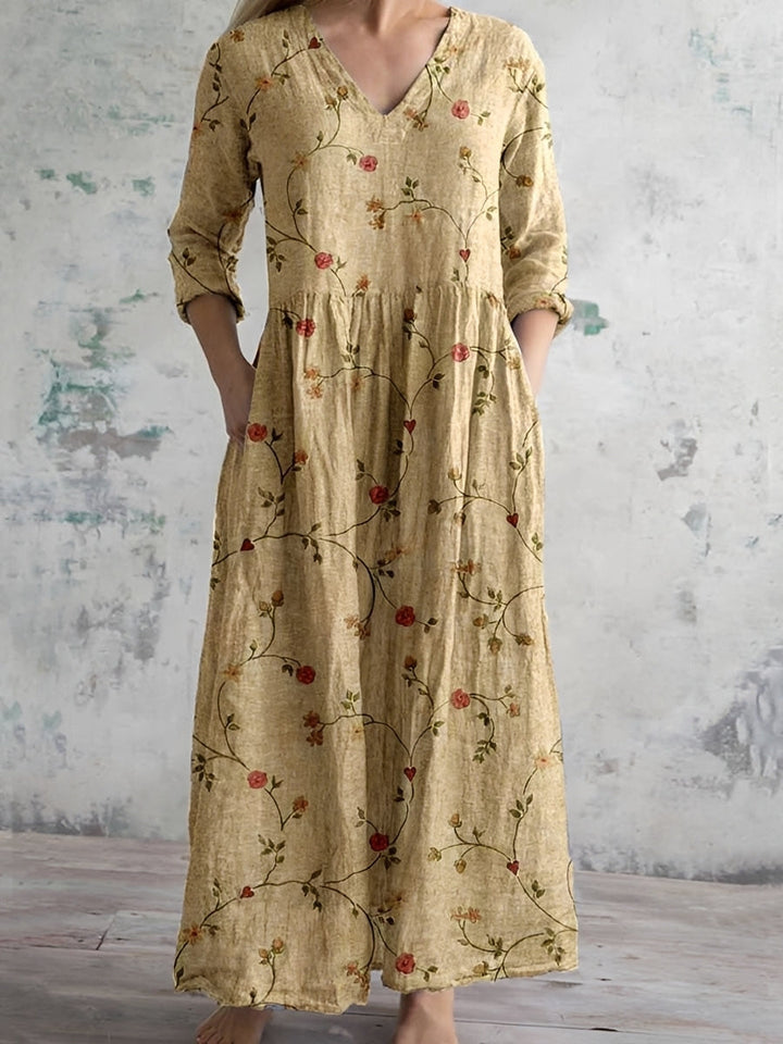 Eleanor - Lockeres Blumenkleid für Damen