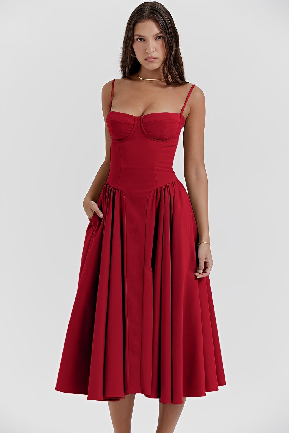 Bonnie - Lässiges, rückenfreies Sling-Kleid für Damen