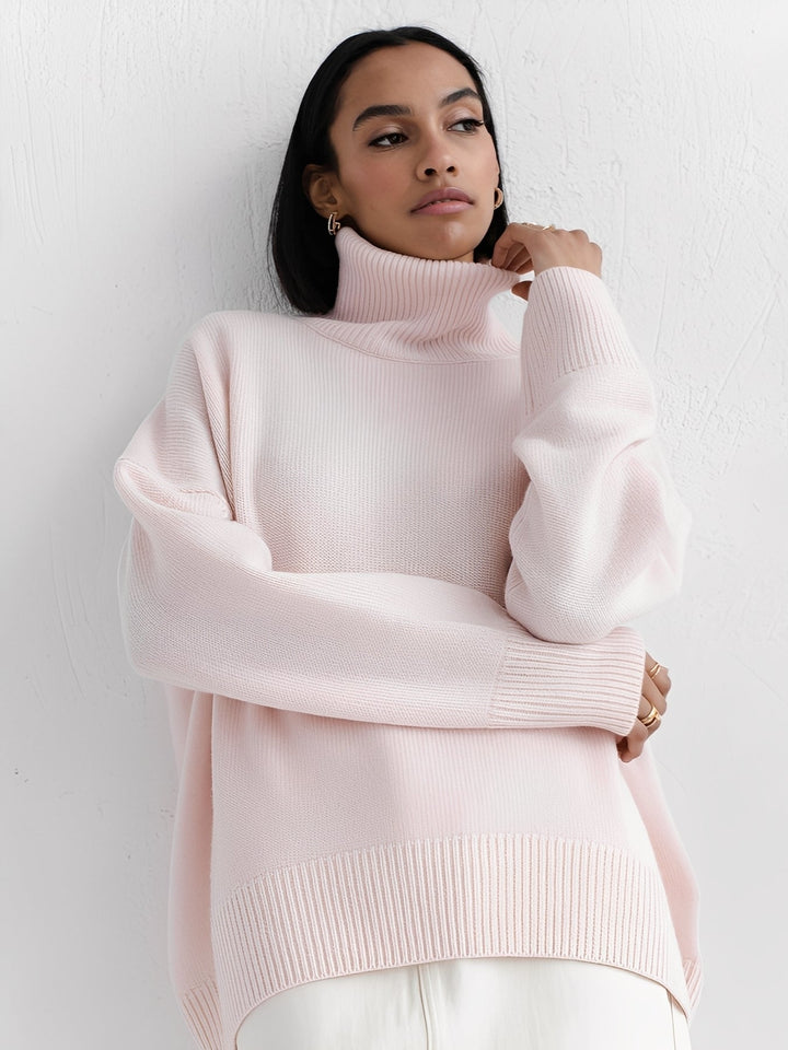 Marva - Stilvoller Damenrollkragenpullover, der warm hält