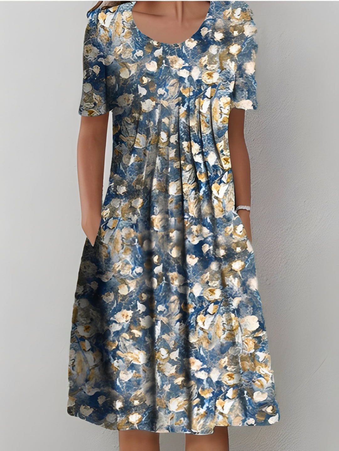 Jodie - Stilvolles bedrucktes Damenkleid