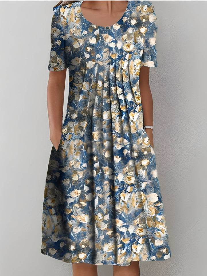 Jodie - Stilvolles bedrucktes Damenkleid