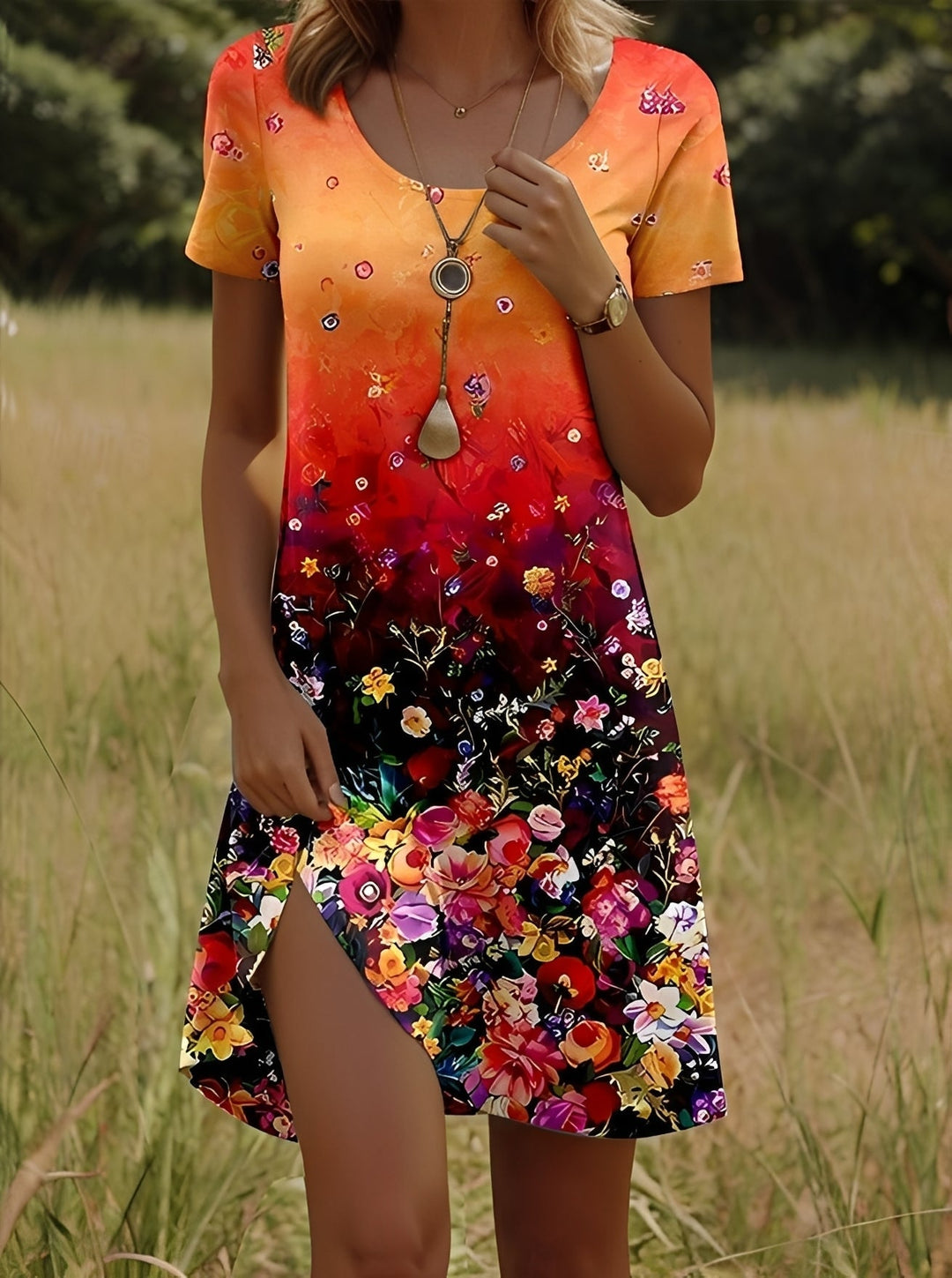 Lyssa - Damenkleid mit elegantem Print