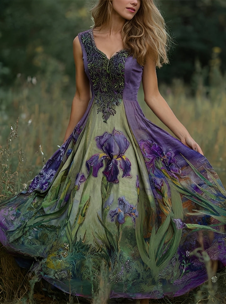 Erica - Stilvolles Maxikleid für Damen mit Blumendesign