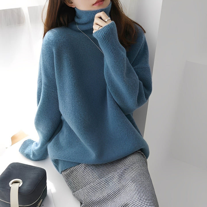 Clémentine - Stilvoller Damen-Rollkragenpullover