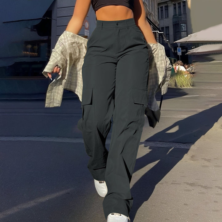 Sophie - Bequeme Cargohose mit hoher Taille für Frauen