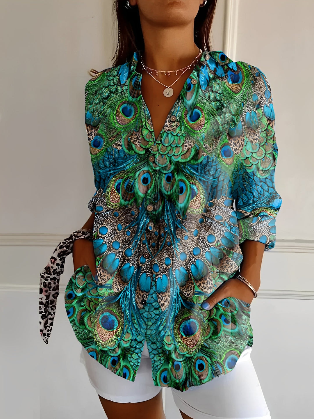 Melissa - Stilvolle Bluse mit Blumenmuster für Damen