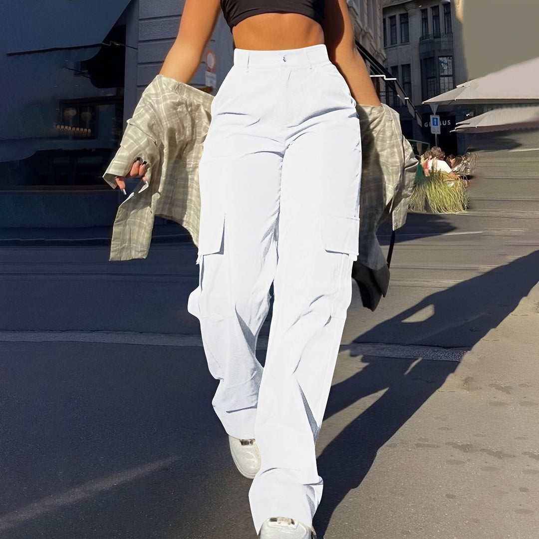Sophie - Bequeme Cargohose mit hoher Taille für Frauen