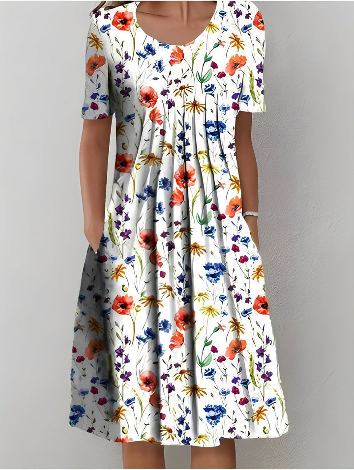 Jodie - Stilvolles bedrucktes Damenkleid