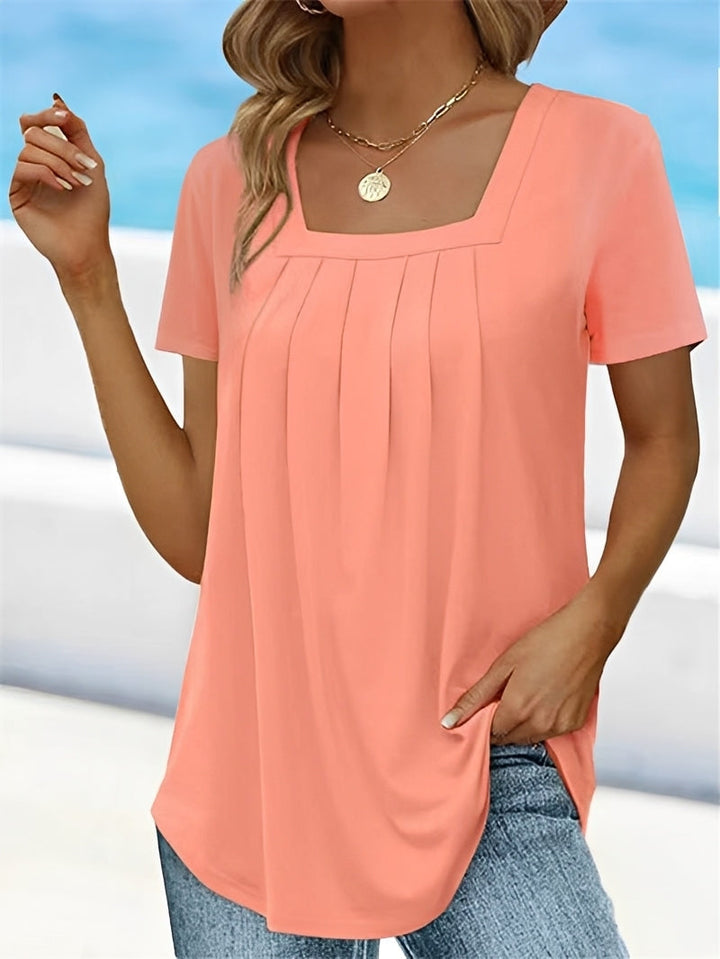 Marie - Stilvolle Bluse mit quadratischem Ausschnitt für Damen