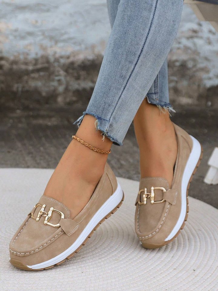 Loafers Damen mit Zierschnalle