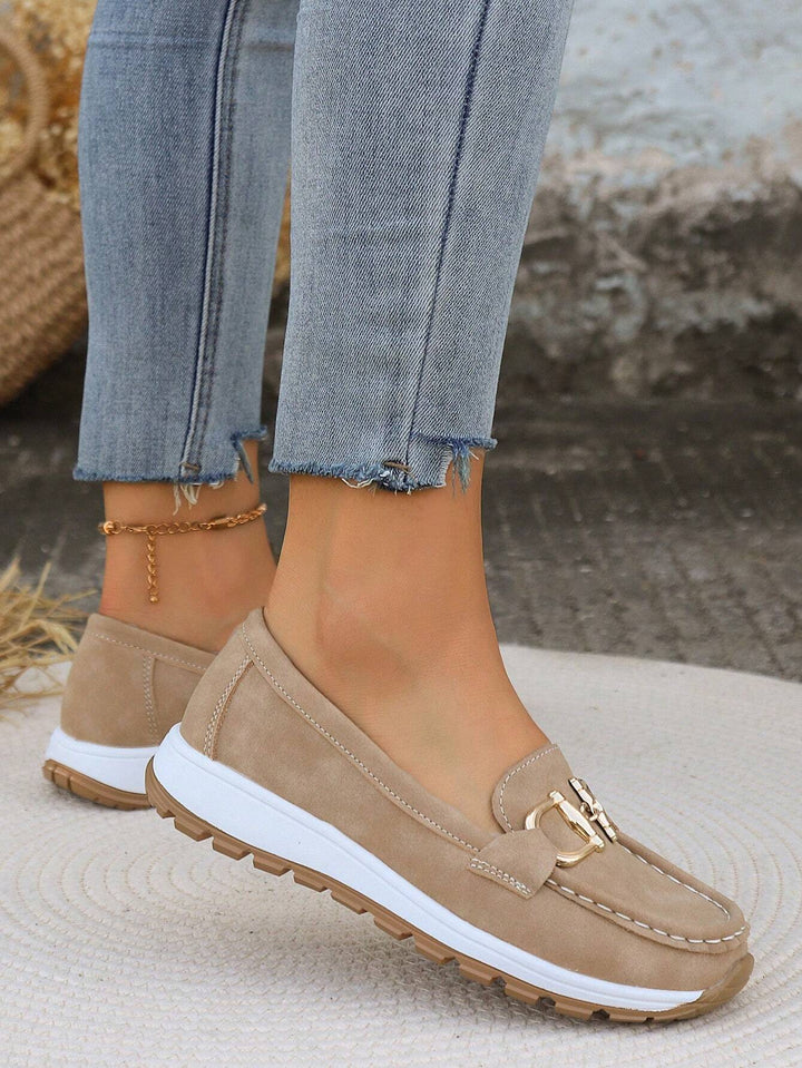 Loafers Damen mit Zierschnalle
