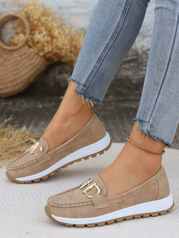 Loafers Damen mit Zierschnalle