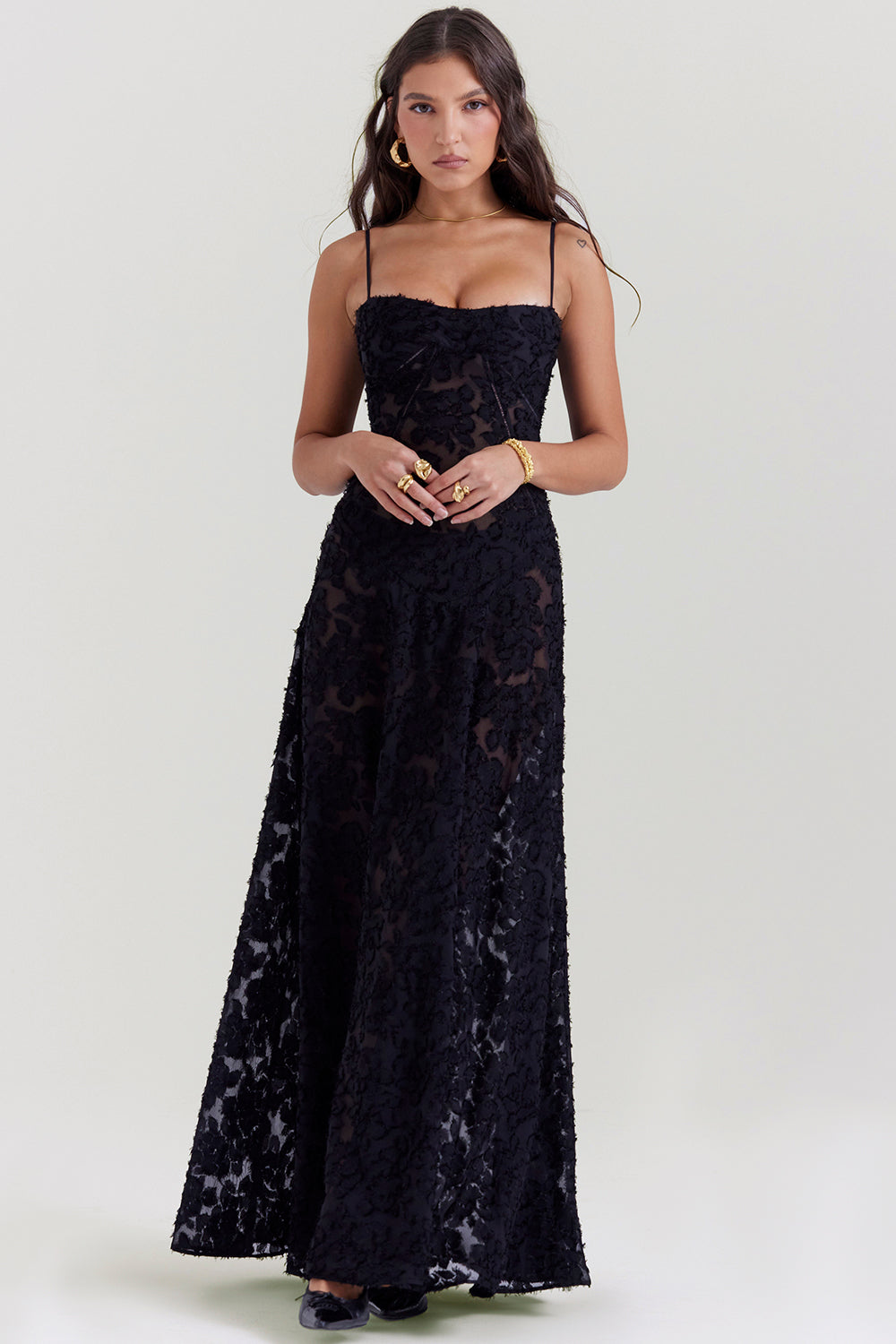 Sommerkleid Damen mit Spaghettiträgern