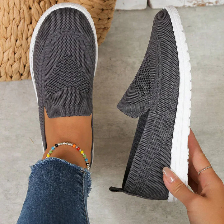 Damen Orthopädische Mesh Slipper mit Fußgewölbestütze