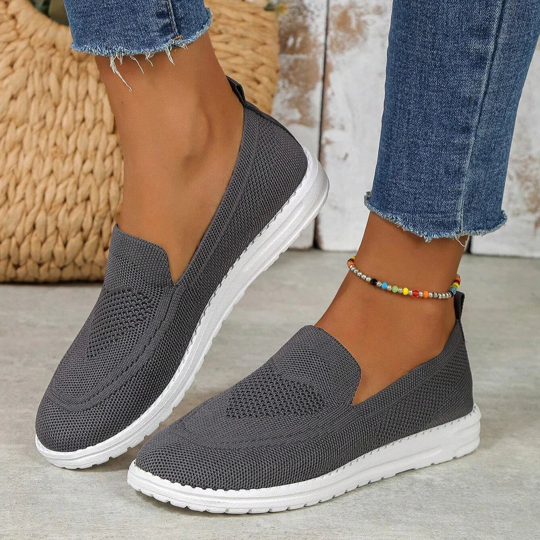 Damen Orthopädische Mesh Slipper mit Fußgewölbestütze
