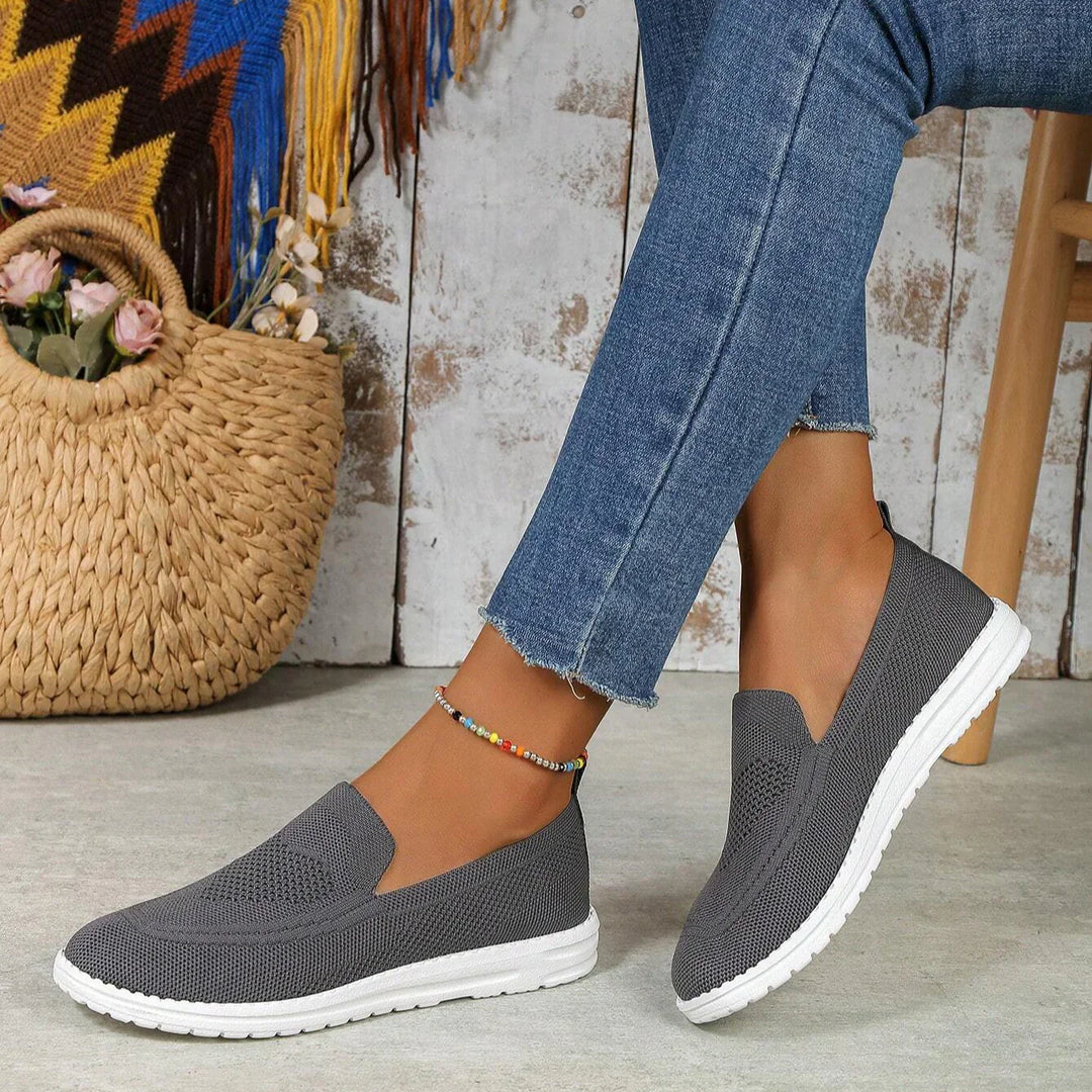 Damen Orthopädische Mesh Slipper mit Fußgewölbestütze