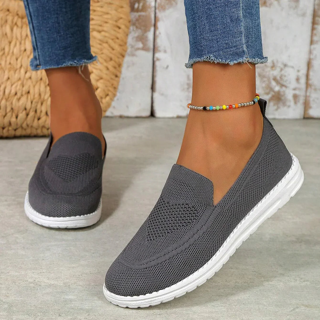 Damen Orthopädische Mesh Slipper mit Fußgewölbestütze