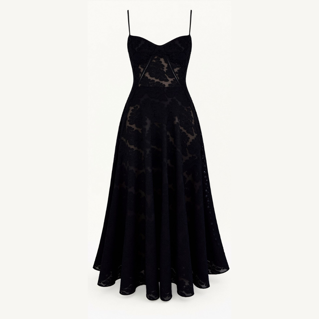 Michaela | Damen Hochzeitsgast Slip Maxikleid