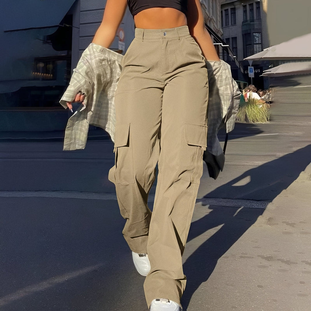 Sophie - Bequeme Cargohose mit hoher Taille für Frauen