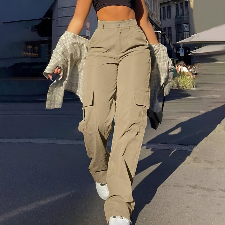 Sophie - Bequeme Cargohose mit hoher Taille für Frauen
