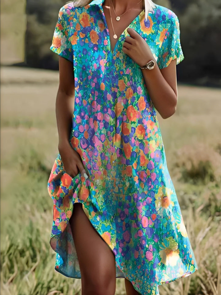 Gloria - Stilvolles Ethik-Kleid mit Ärmeln für Damen
