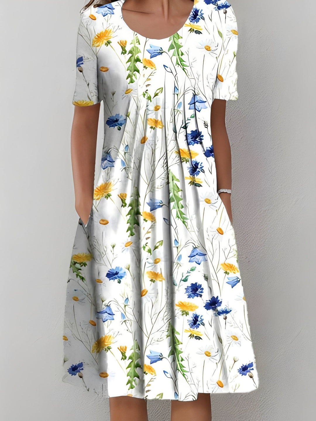 Jodie - Stilvolles bedrucktes Damenkleid