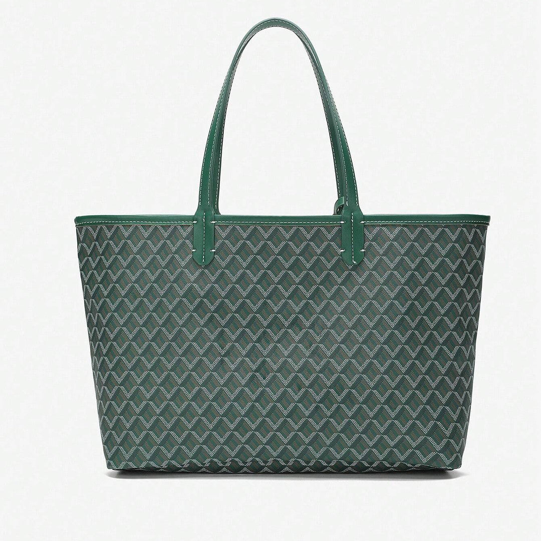Casual Damen Umhängetasche PVC | Leichte Tote Bag für Studentinnen