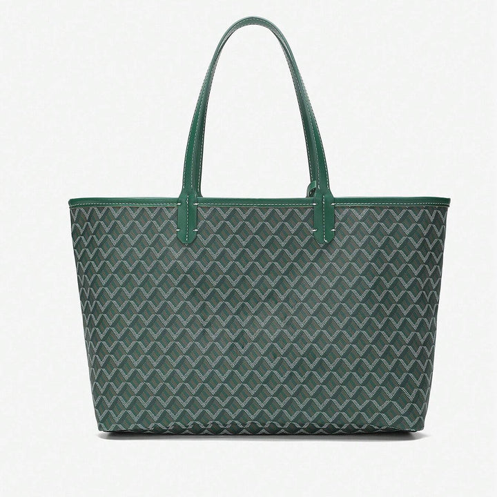 Casual Damen Umhängetasche PVC | Leichte Tote Bag für Studentinnen