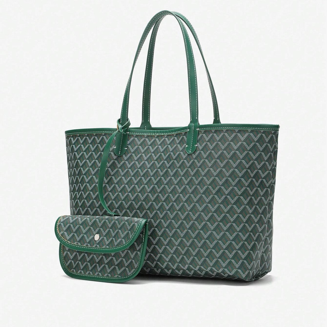 Casual Damen Umhängetasche PVC | Leichte Tote Bag für Studentinnen