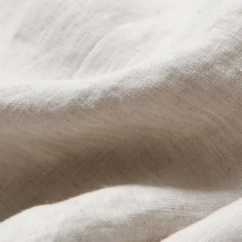 Leinenhose Damen Hoch geschnitten Weite Hosenbeine