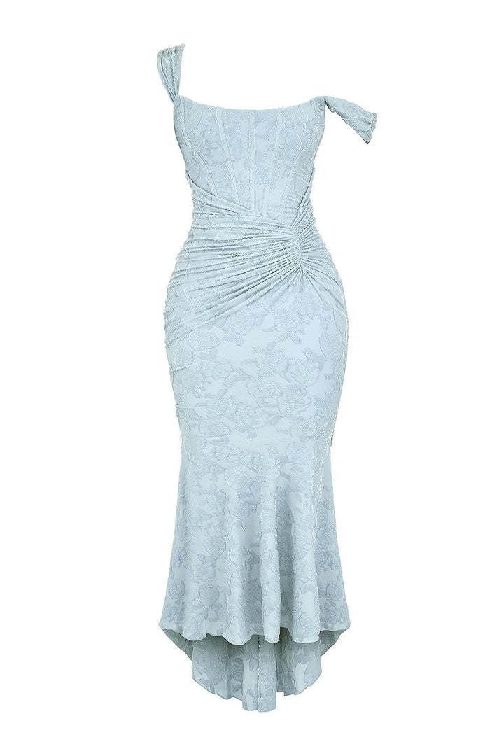 Damen-Maxikleid mit Blumenmuster, ärmellos