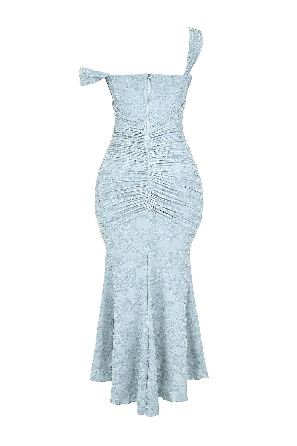 Damen-Maxikleid mit Blumenmuster, ärmellos
